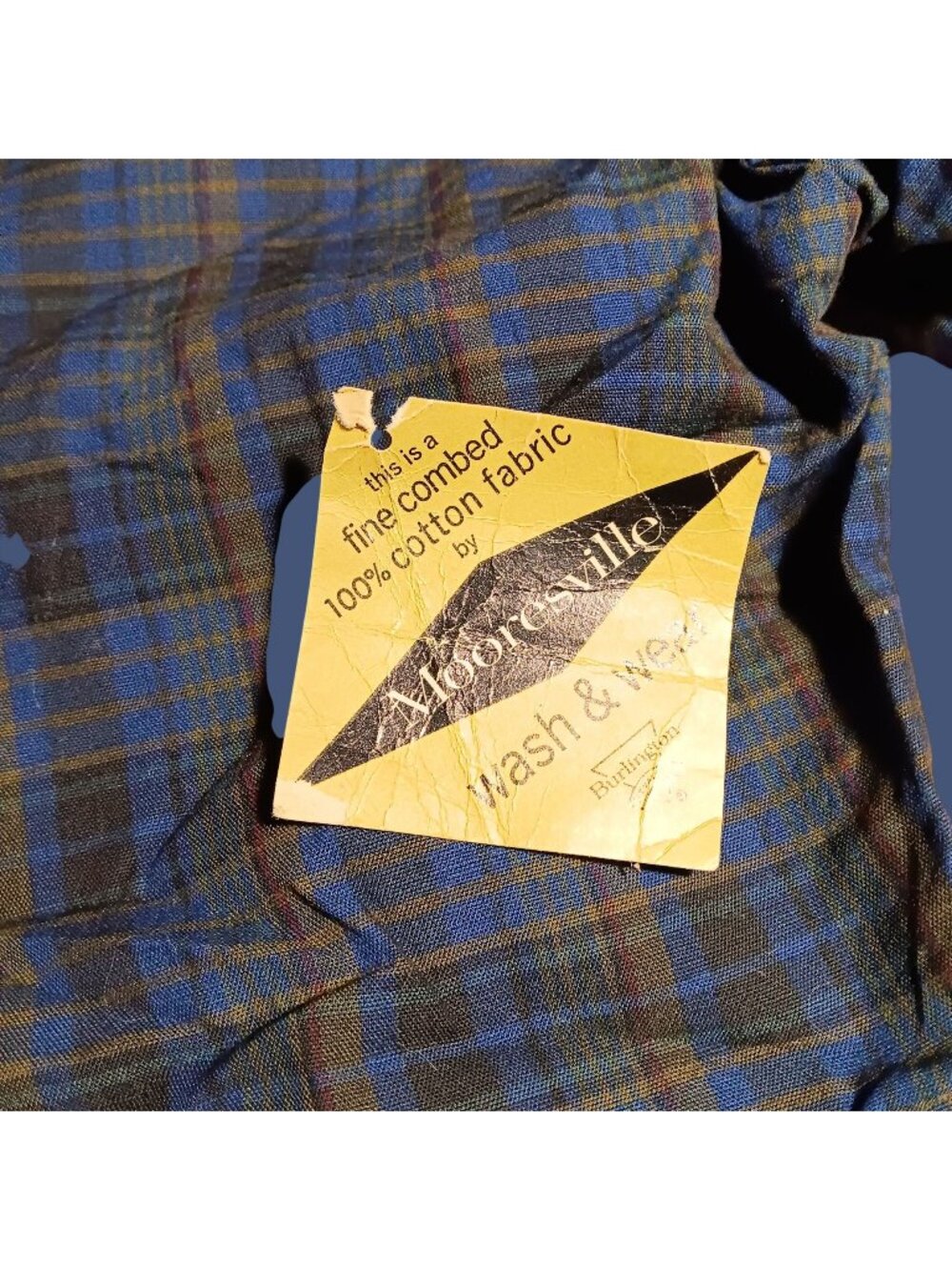Vintage Boys Shorts 8 24W Mooresville Plaid Cotton